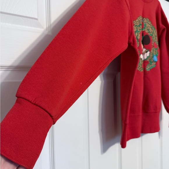 Disney Red Vintage Women's Mickey Mouse Holiday Sweatshirt - Size Medium - Picture 5 of 10